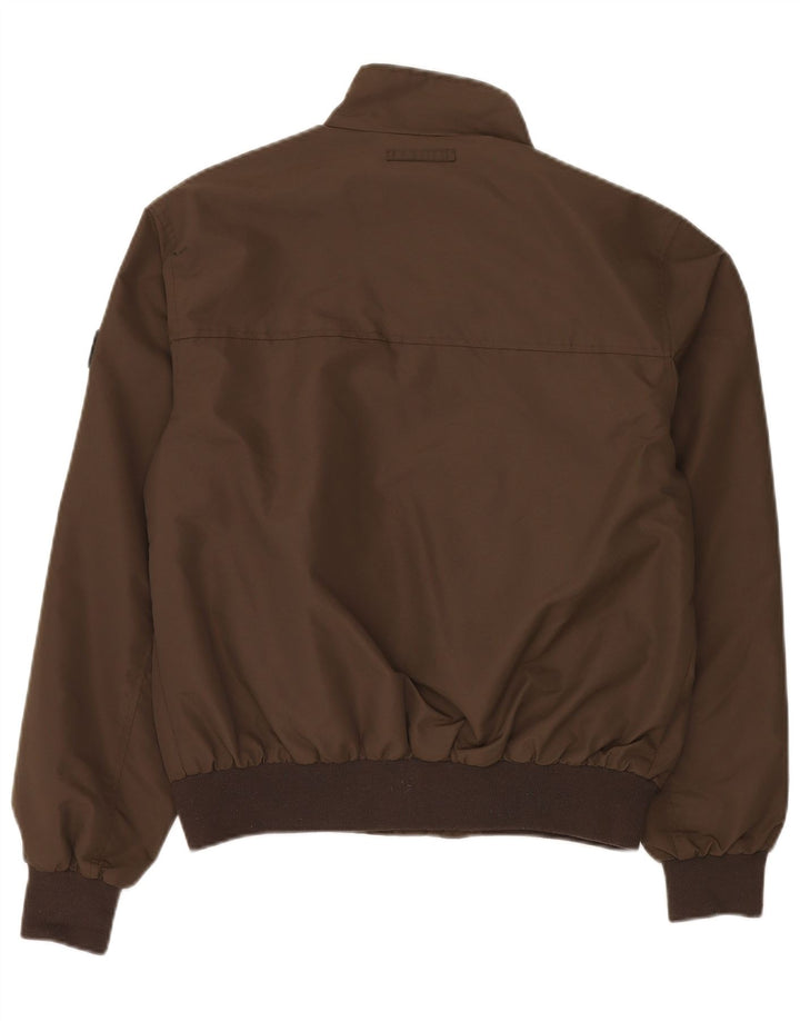 Jaqueta bomber masculina CANADIENS IT 50 grande marrom nylon