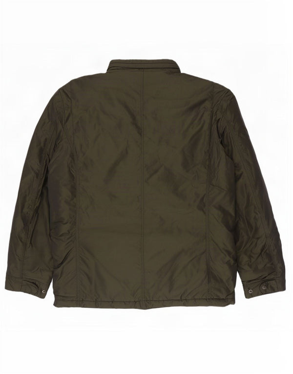 Tommy Hilfiger Jaqueta utilitária militar masculina com capuz Reino Unido 38 Médio Caqui