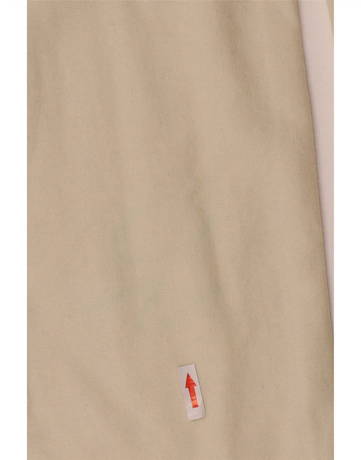 Calça feminina vintage bootcut IT 40 pequena W26 L33 branco