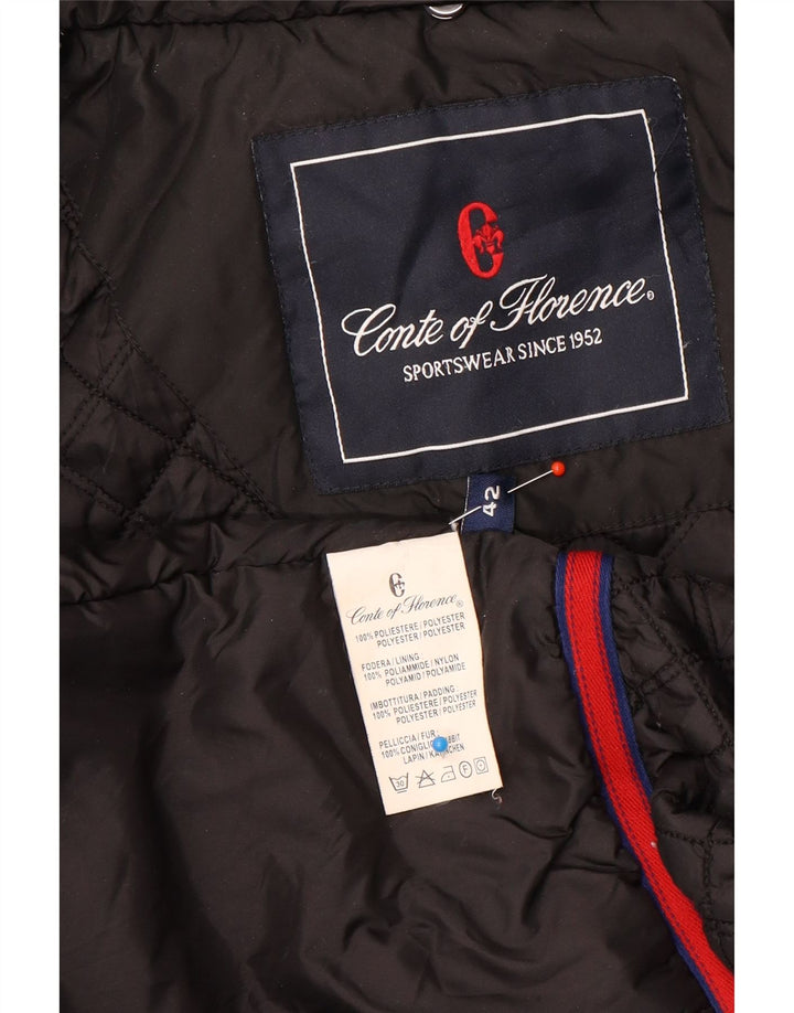 Sobretudo feminino Conte of Florence IT 42 médio preto nylon