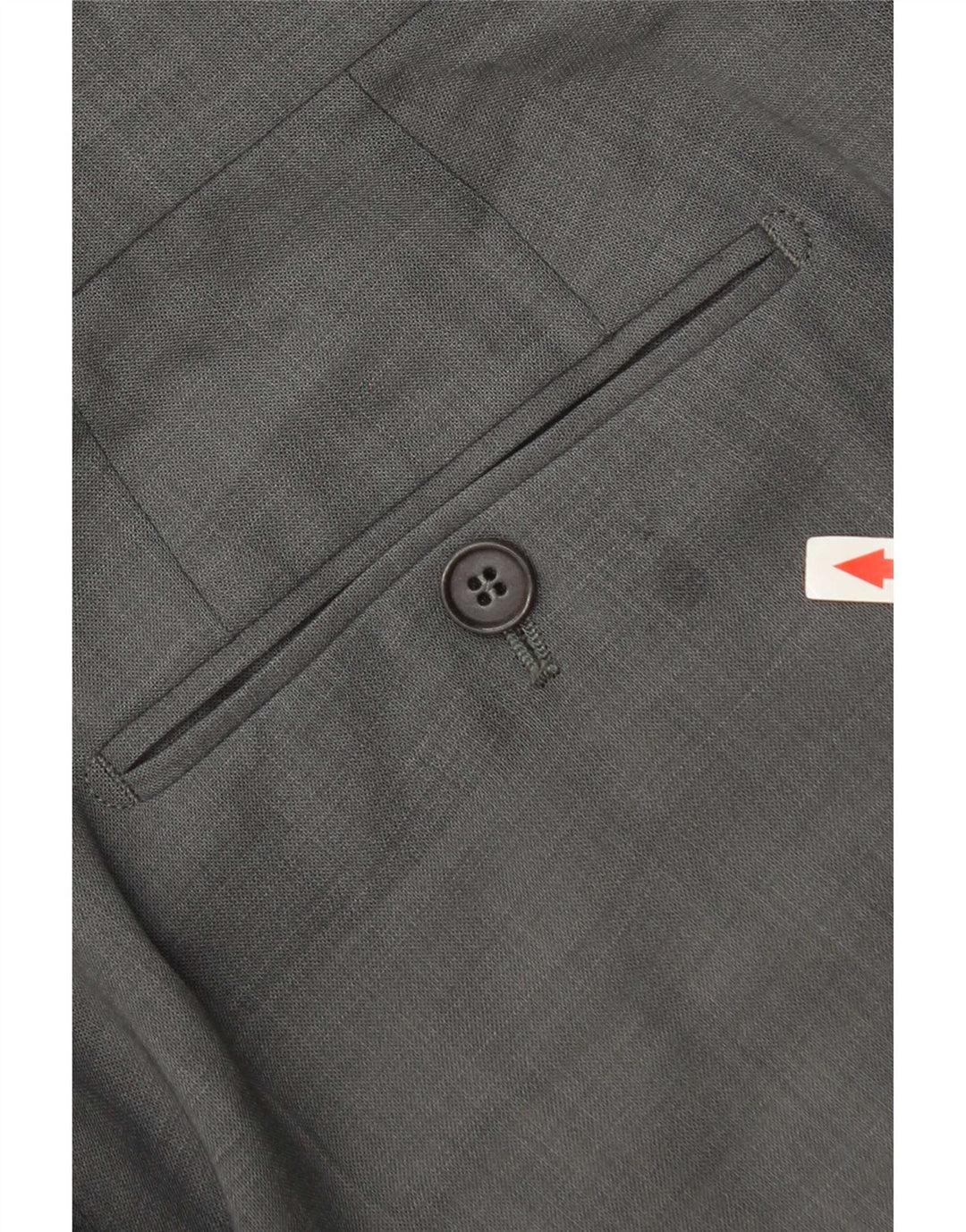 Calça masculina Hugo Boss Pegged Suit W34 L34 cinza