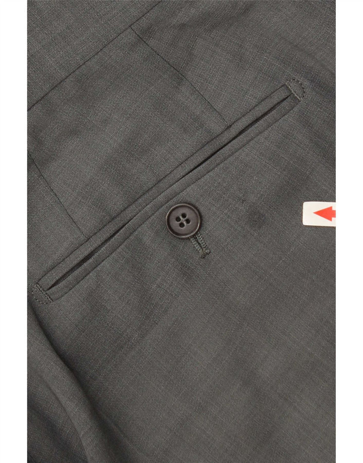 Calça masculina Hugo Boss Pegged Suit W34 L34 cinza