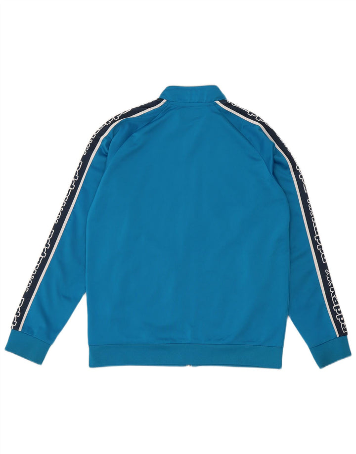 Jaqueta Kappa Boys Graphic Tracksuit 11-12 Anos Azul Colorblock