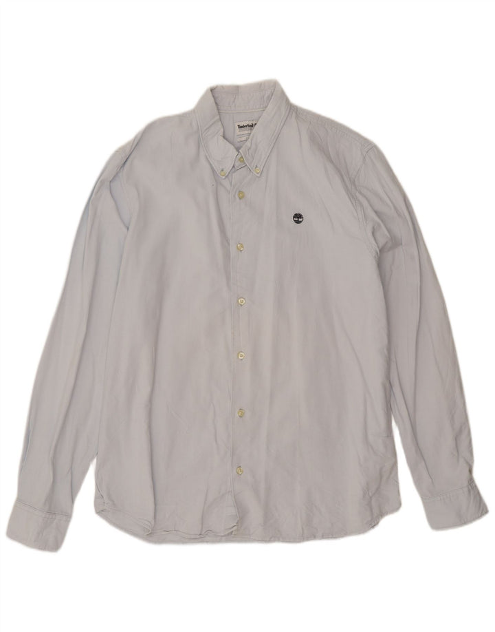 Camisa masculina Timberland Slim Fit XL azul algodão