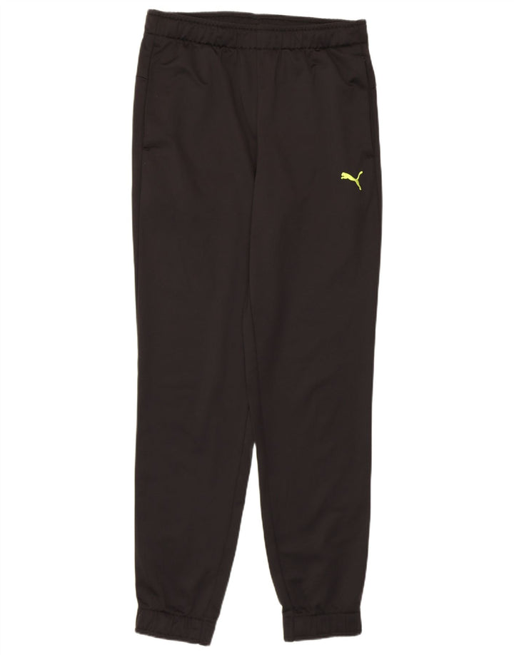 Calça de treino masculina PUMA joggers poliéster preto pequeno