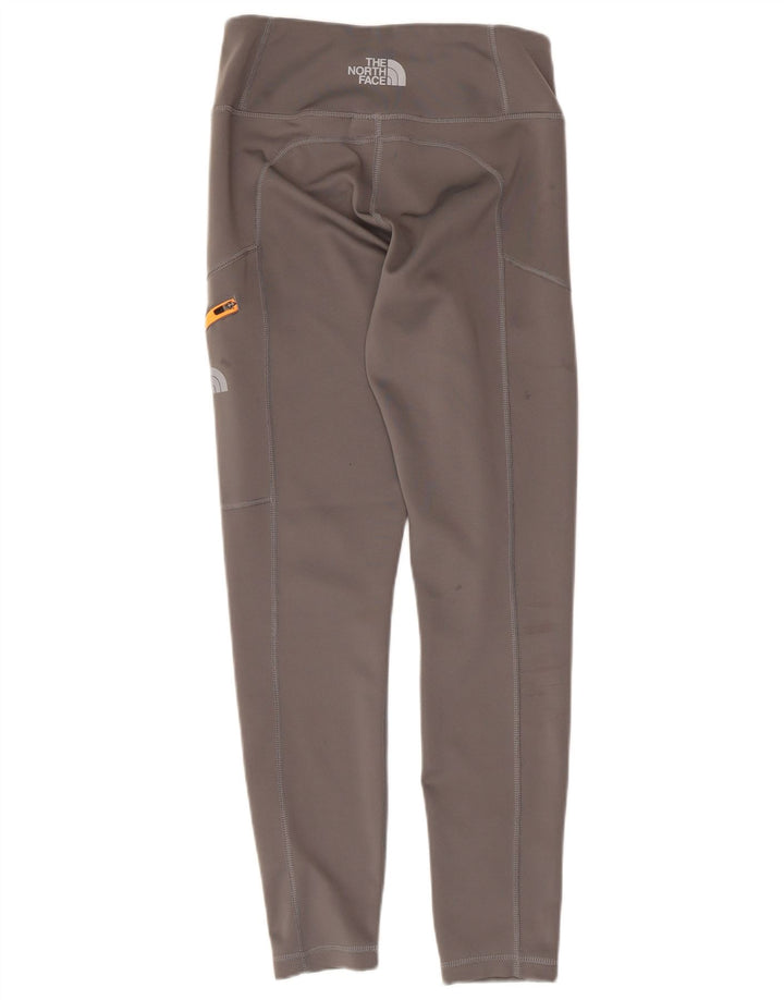 Leggings gráficas femininas The North Face UK 12 poliéster cinza médio