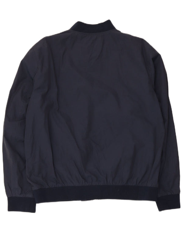 Jaqueta bomber masculina Jack & Jones Reino Unido 42 XL azul marinho