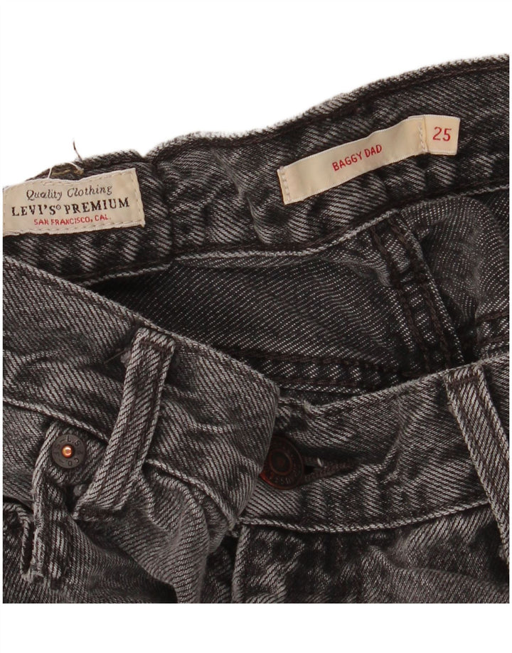 Jeans femininos Levi's Baggy Dad Loose W25 L28 cinza