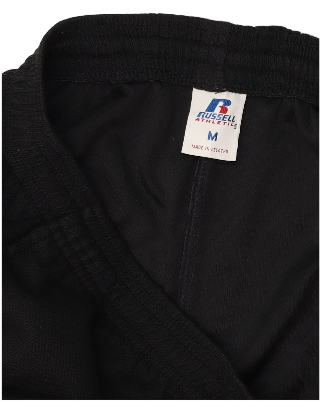 Shorts esportivos masculinos RUSSELL ATLÉTICO preto médio