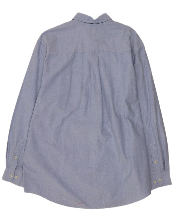 Camisa masculina Timberland XL azul algodão