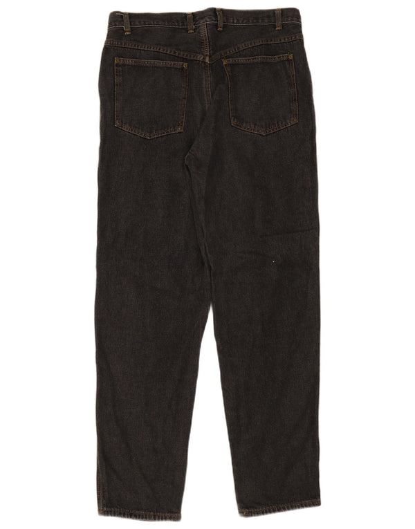 Explorer Mens Tapered Jeans W34 L32 Algodão Cinza