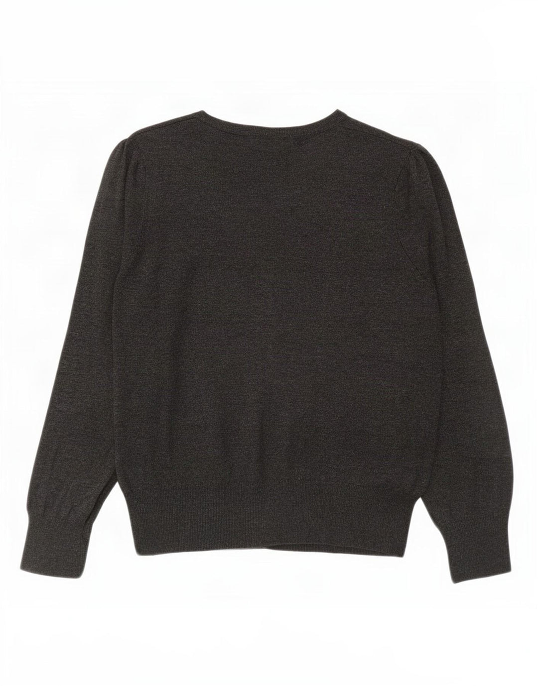 Suéter cardigã feminino Marks & Spencer Reino Unido 12 Viscose cinza médio