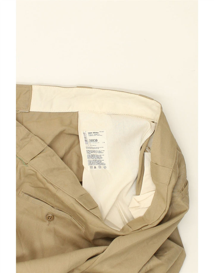 DICKIES Mens Straight Chino Trousers W38 L30 Beige Cotton | Vintage Dickies | Thrift | Second-Hand Dickies | Used Clothing | Messina Hembry 