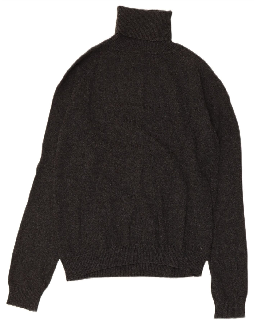 Suéter feminino ZARA com gola redonda UK 18 XL algodão cinza