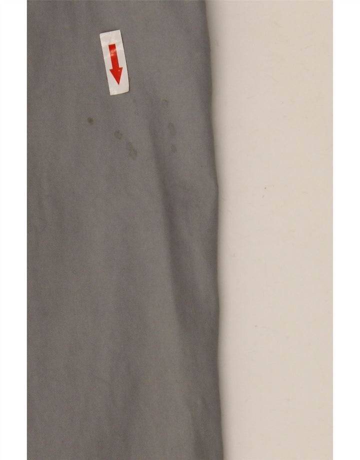 Calça chino reta masculina Ted Baker W36 L31 algodão cinza