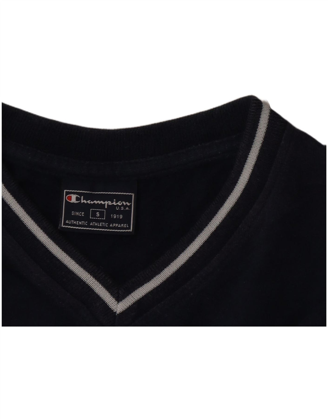 Camiseta masculina Champion pequena azul marinho