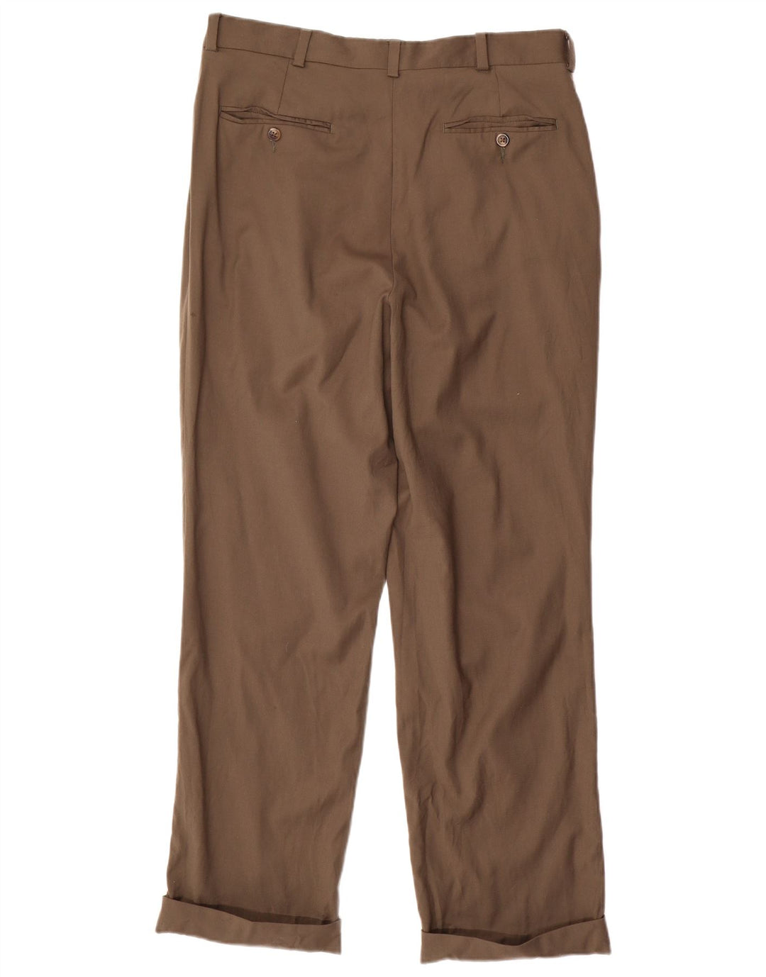 Calça de terno masculina NAUTICA W33 L30 lã cinza