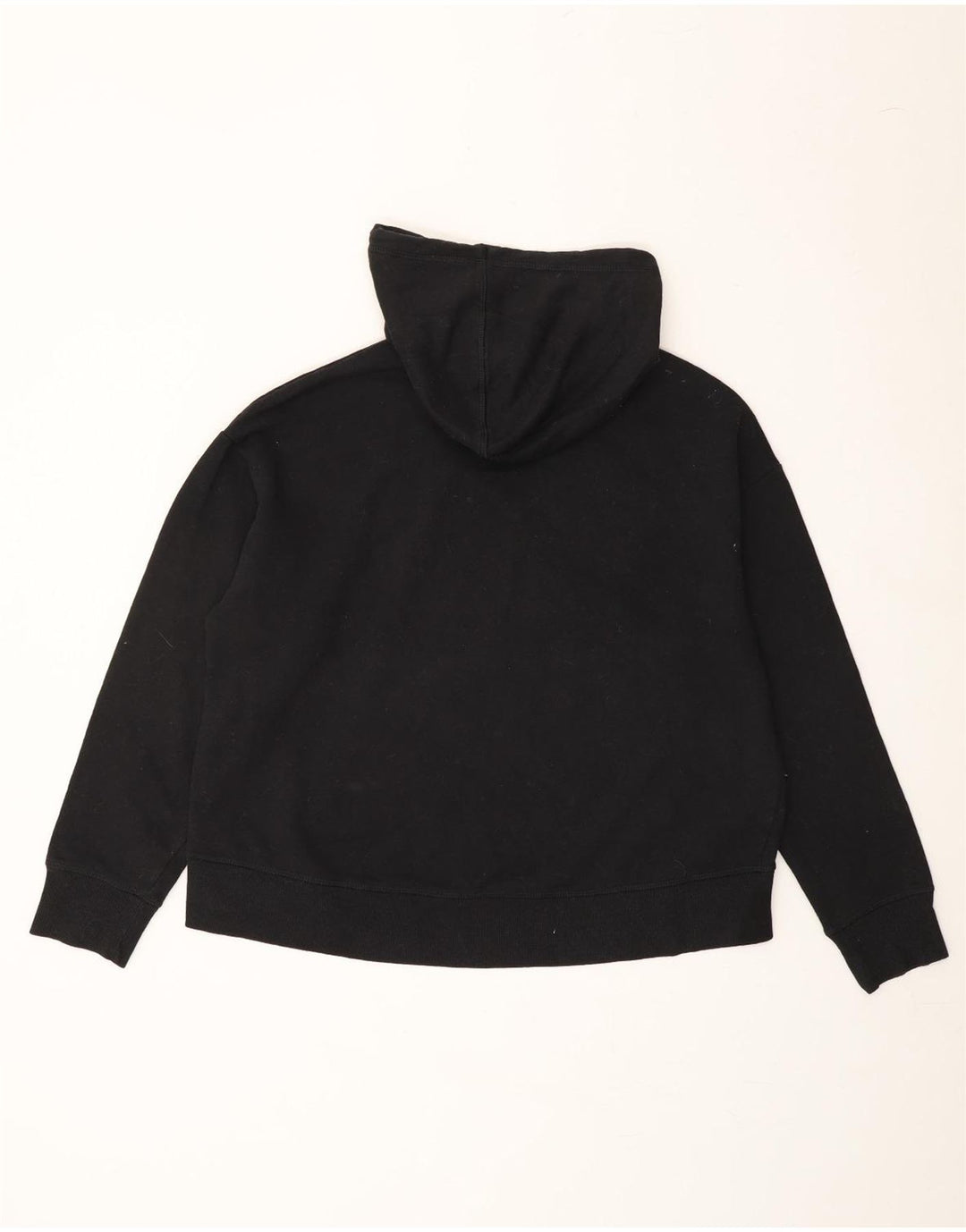 REEBOK Womens Hoodie Jumper UK 18 XL Black Vintage Reebok and Second-Hand Reebok from Messina Hembry 
