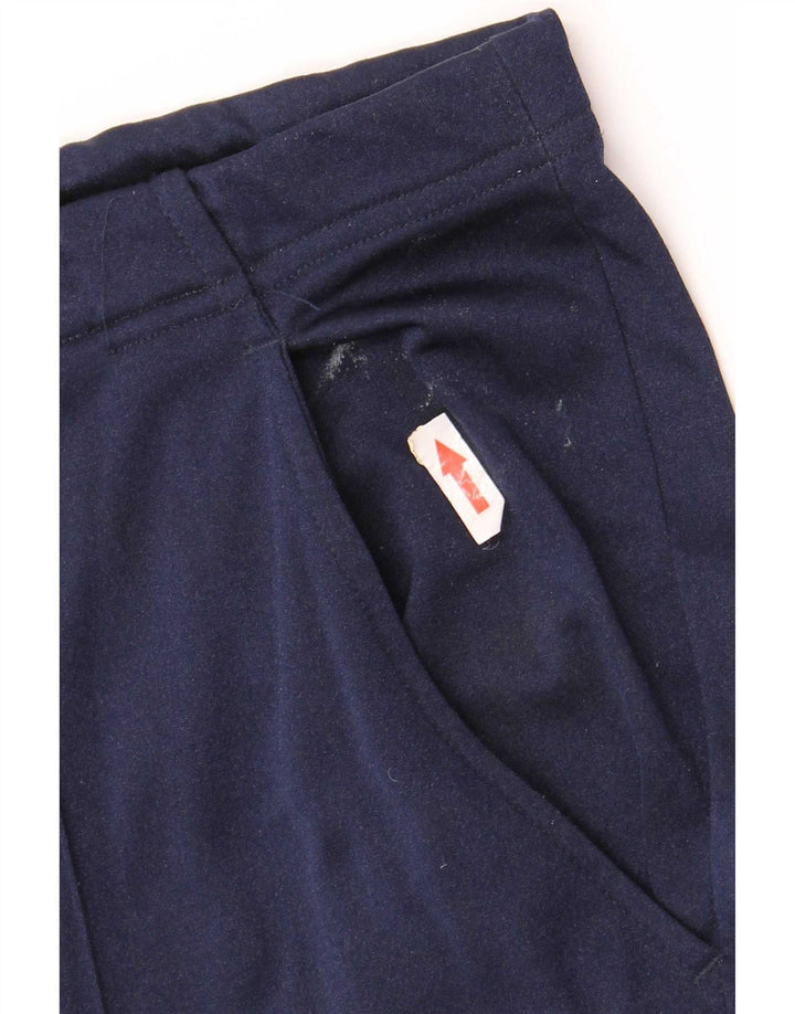 Calça de treino masculina Sergio Tacchini IT 52 XL azul marinho poliamida