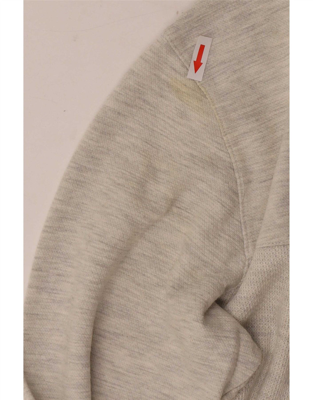 Suéter masculino Rip Curl com gola redonda e algodão manchado cinza médio