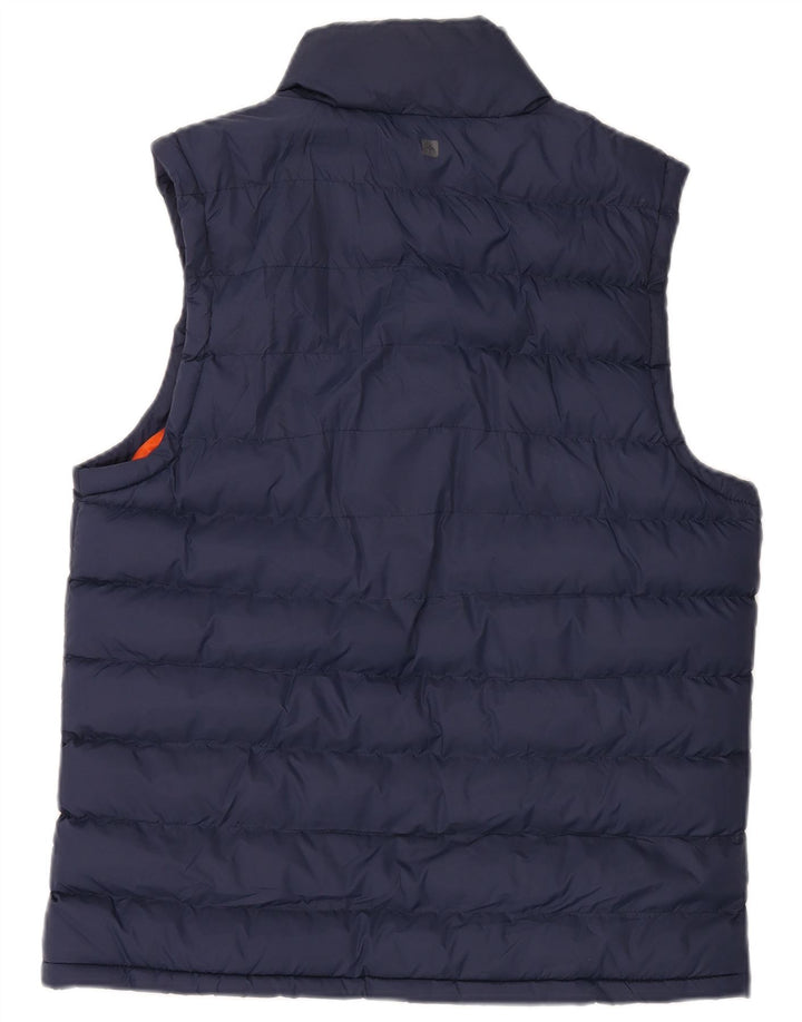Colete acolchoado masculino Mountain Warehouse UK 38 poliamida azul marinho médio