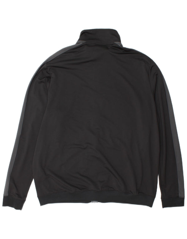 Nike Mens Tracksuit Top Jacket XL Preto Colorblock Poliéster