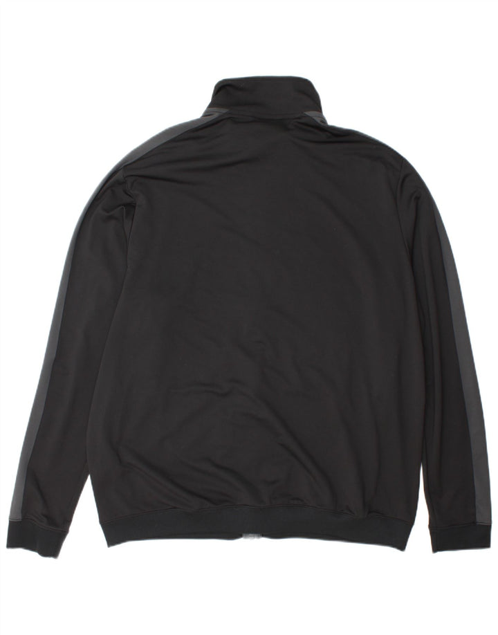 Nike Mens Tracksuit Top Jacket XL Preto Colorblock Poliéster