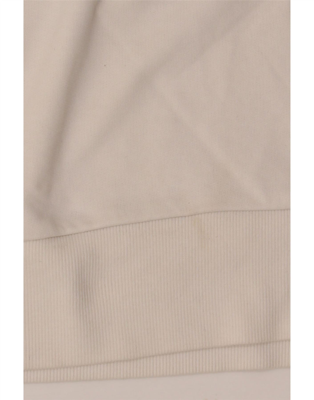 PUMA Womens Crop Oversized Moletom Jumper Reino Unido 14 Médio Algodão Branco