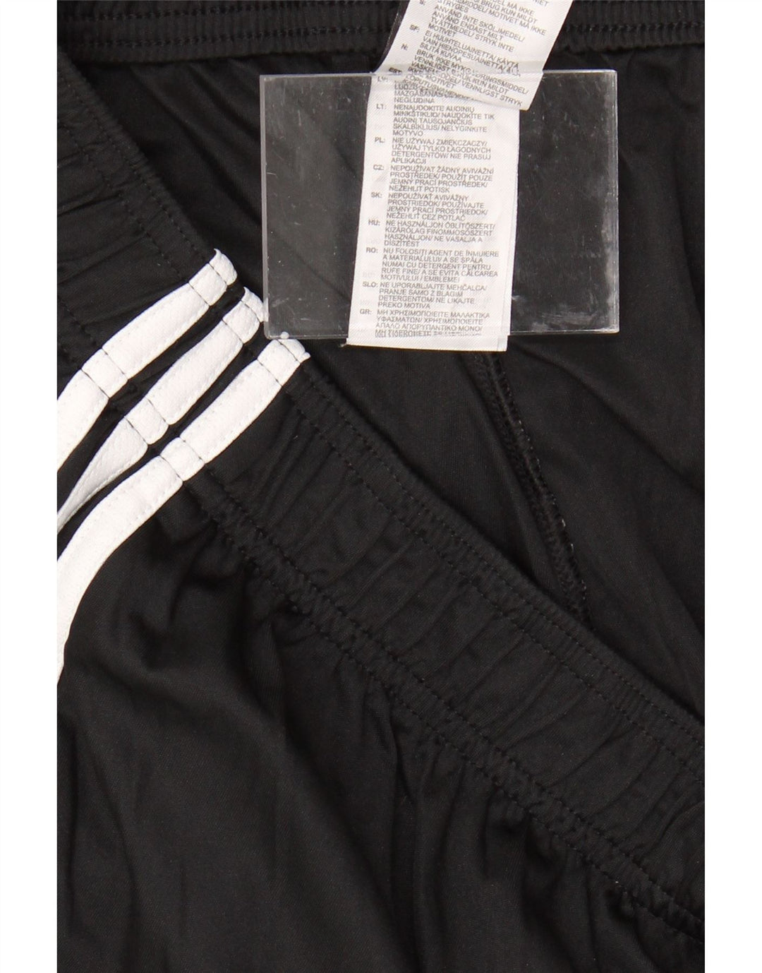 Shorts casuais masculinos ADIDAS 2XL poliéster preto