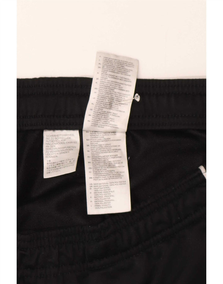 Calça de treino feminina Adidas UK 14 grande poliéster preto