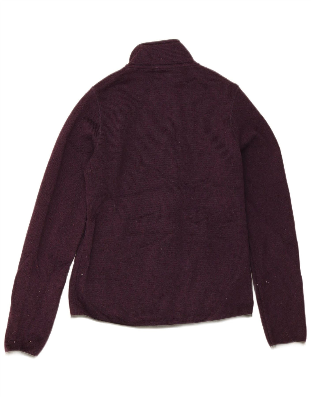 Eddie Bauer Jaqueta feminina de treino UK 10 pequena roxa manchada