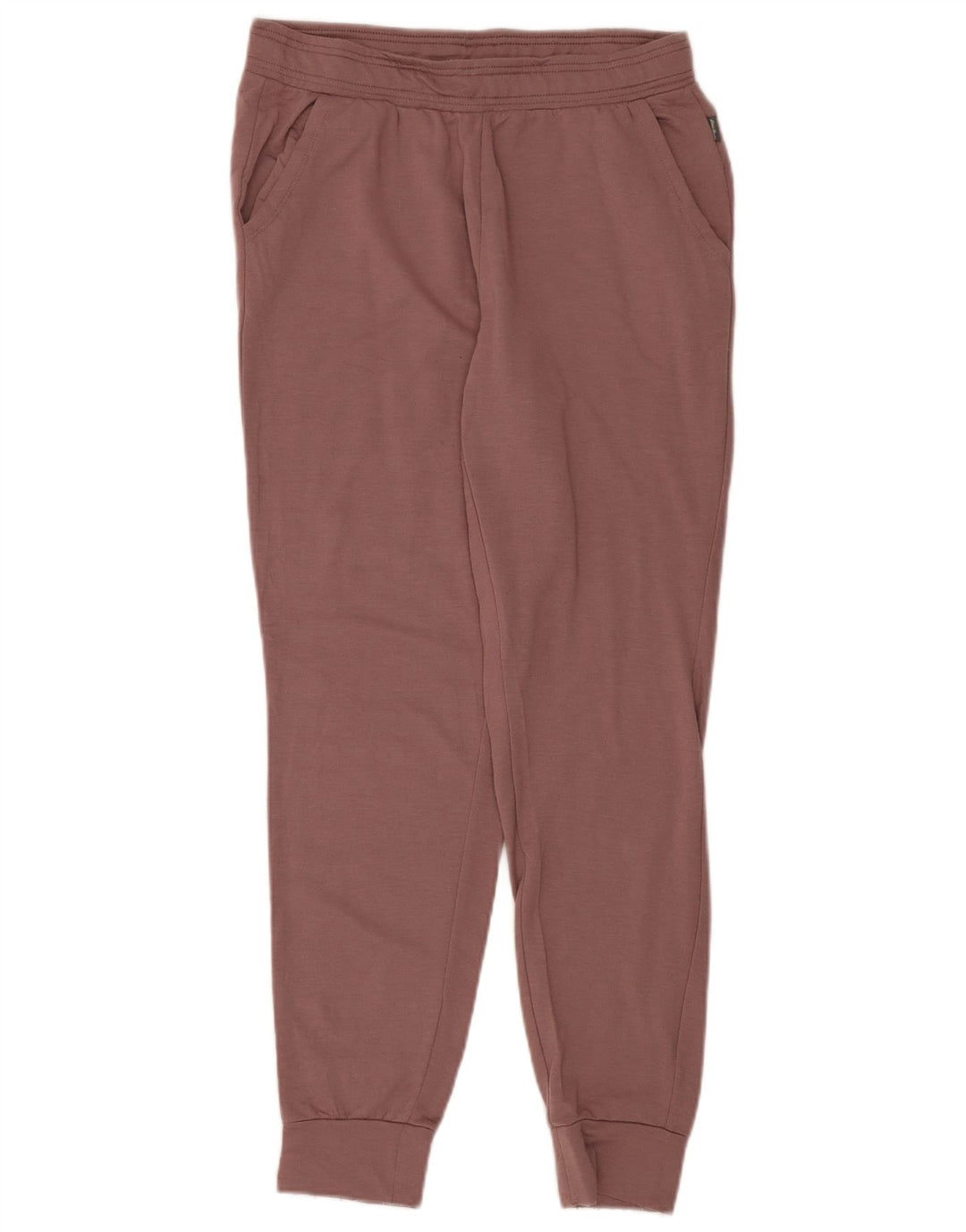 Calça de treino feminina Eddie Bauer Joggers UK 10 poliéster rosa pequeno