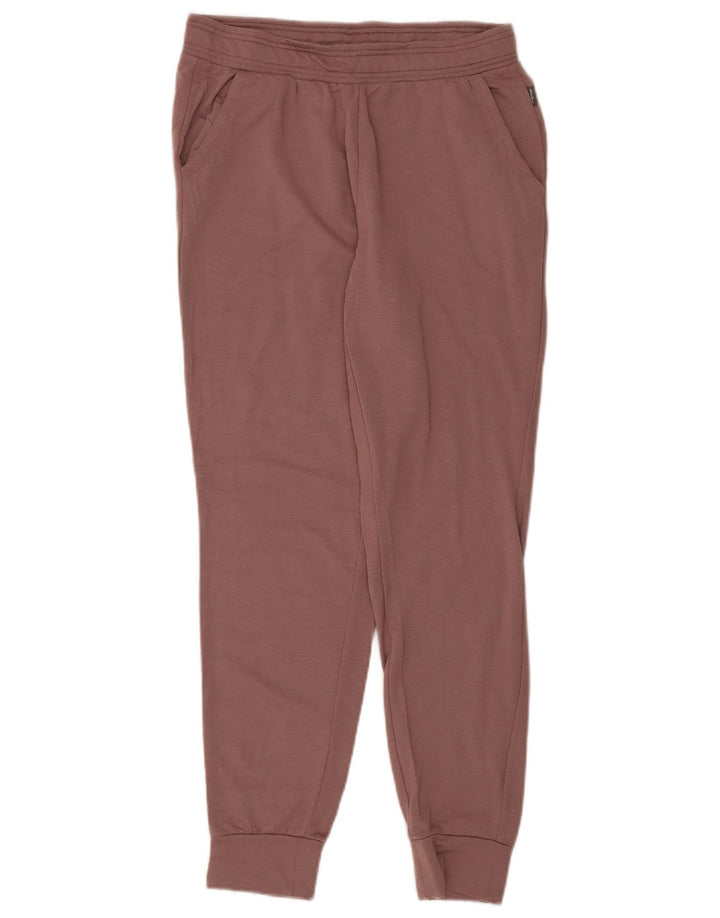 Calça de treino feminina Eddie Bauer Joggers UK 10 poliéster rosa pequeno