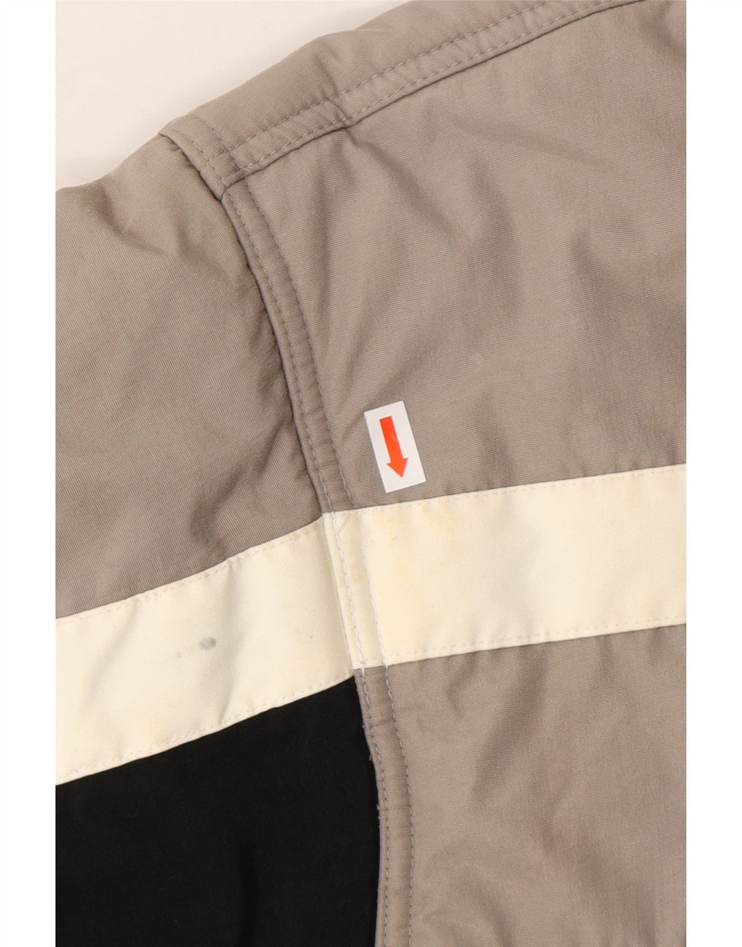 Jaqueta acolchoada masculina FILA UK 38 poliamida colorblock preta média