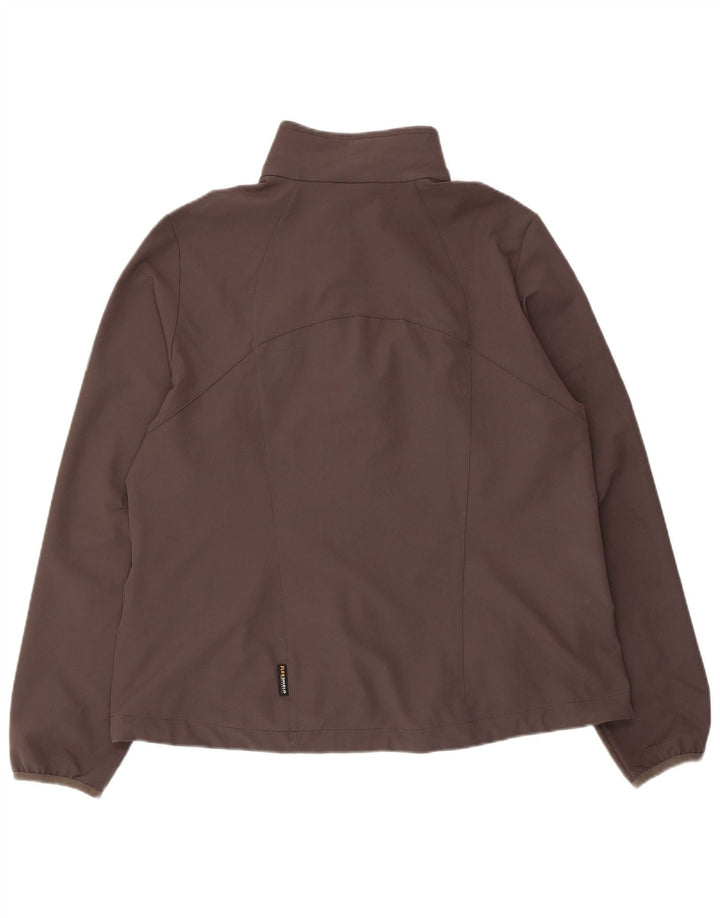 Jack Wolfskin Jaqueta feminina de treino UK 18/20 XL cinza poliéster