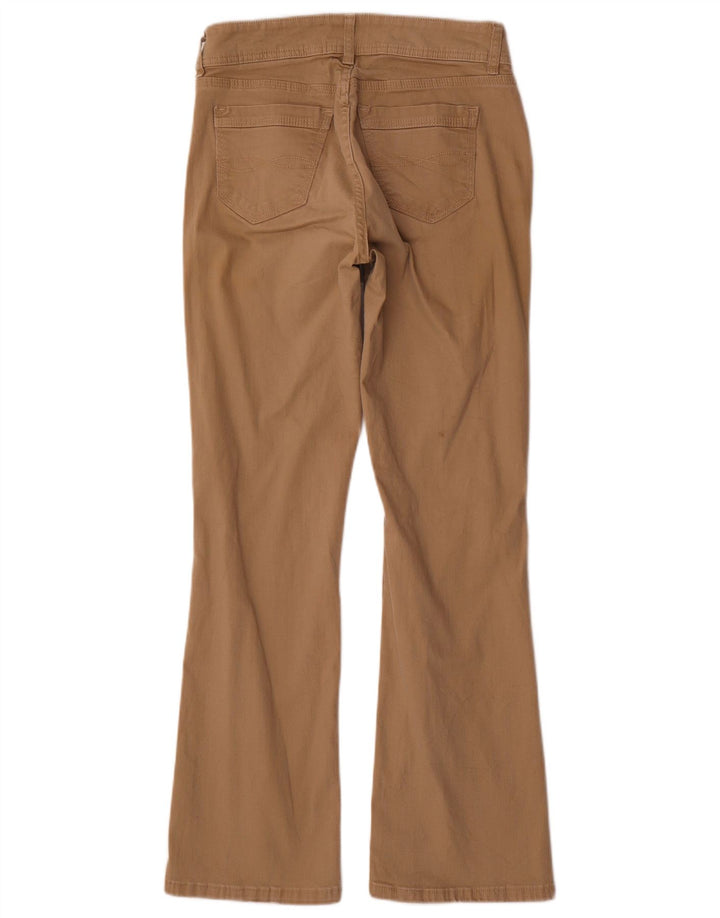 Lee Womens Riders Bootcut Calça Casual US 6 Médio W30 L31 Algodão Bege