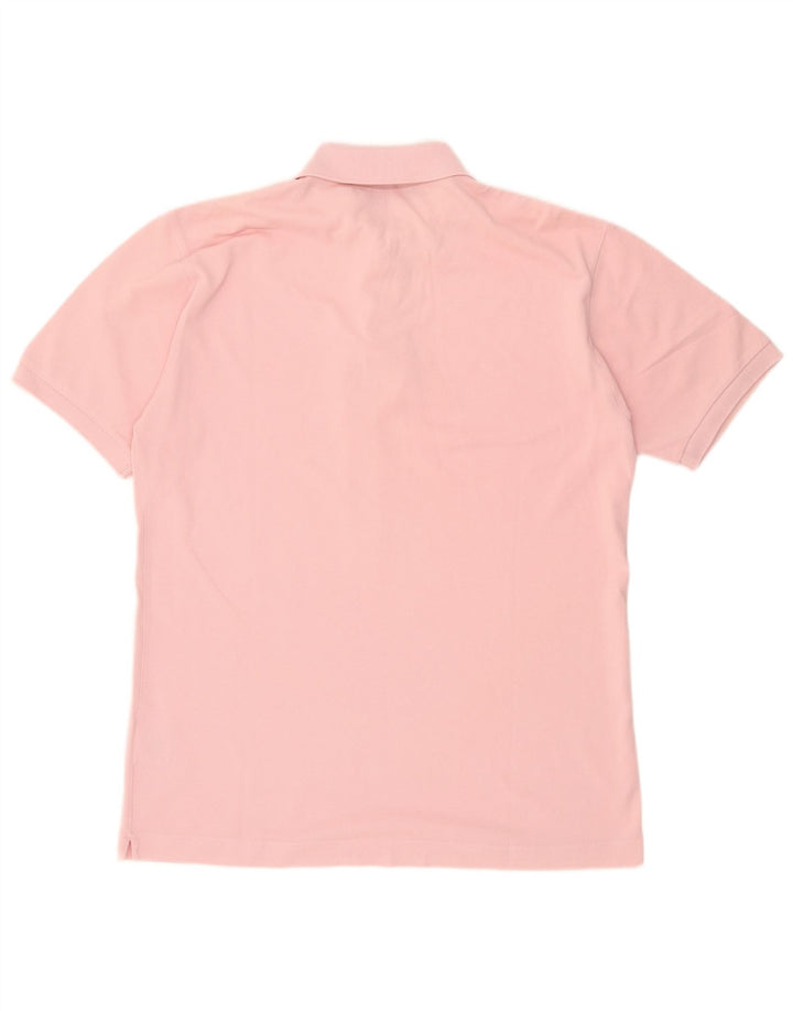 Camisa polo masculina Kappa grande algodão rosa
