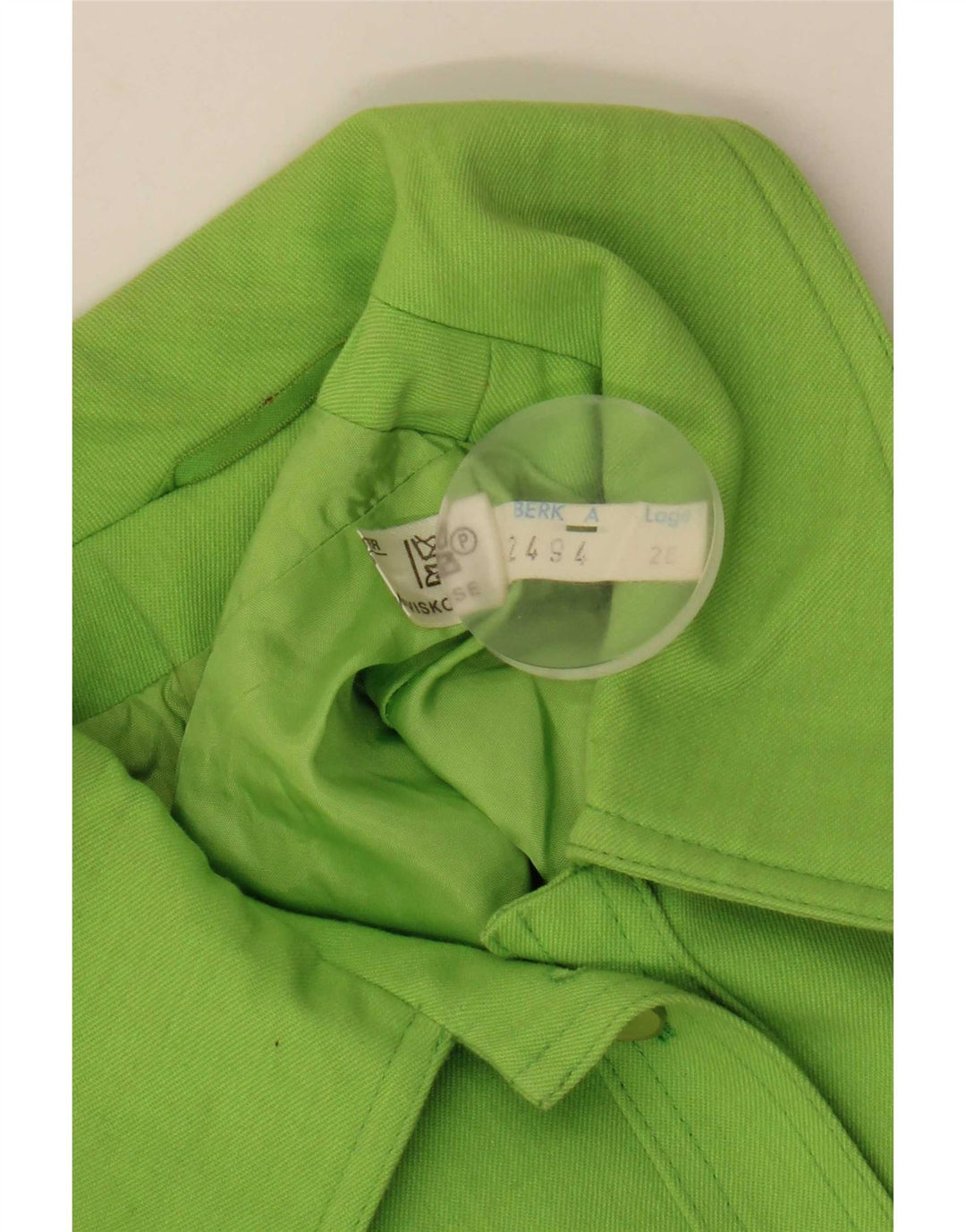 Gil Bret Womens Crop Bomber Jacket UK 14 Grande Poliéster Verde