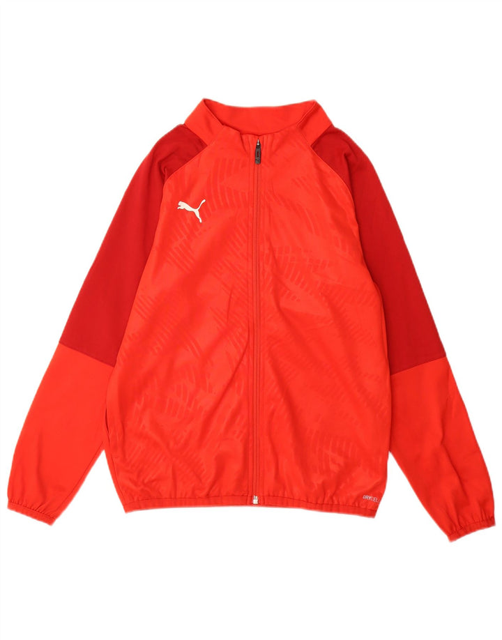 Jaqueta Puma Meninos Treino Top 11-12 Anos Vermelho
