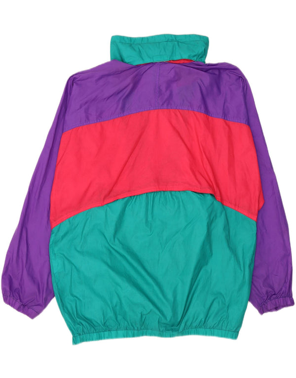 Jaqueta de chuva masculina grande com capuz San Felice UK 38 média multicolorida