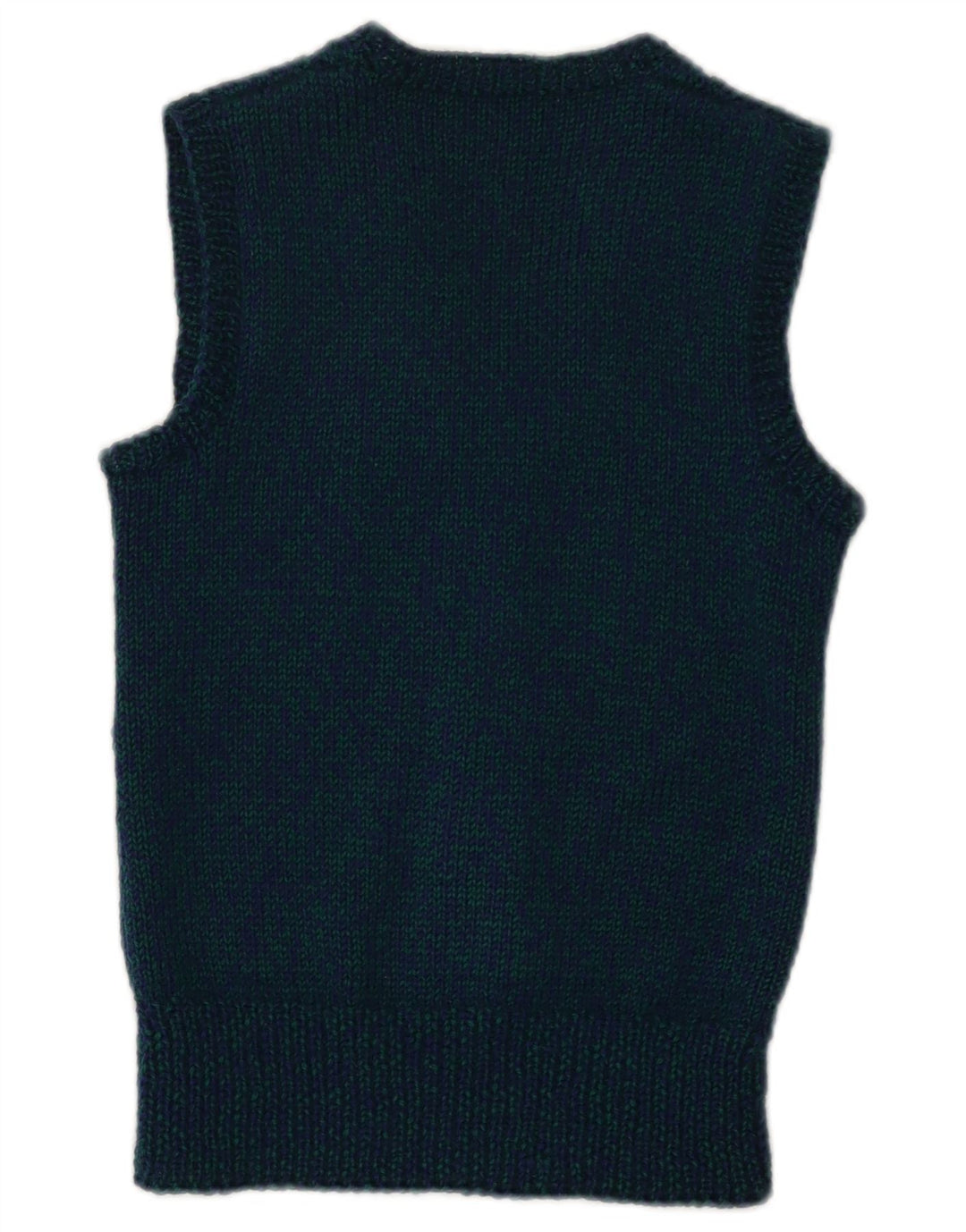 Colete feminino vintage regata XS azul marinho salpicado
