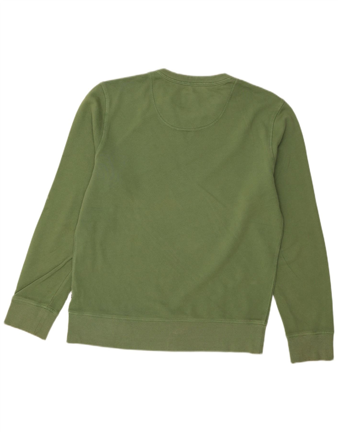 Suéter masculino branco material grande algodão verde