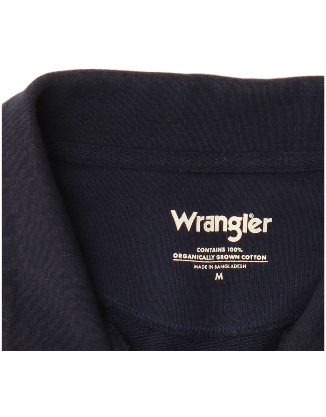 Jaqueta Wrangler masculina de agasalho médio azul marinho algodão
