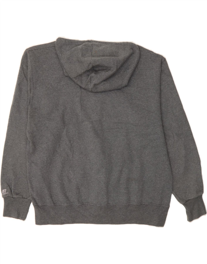 RUSSELL ATHLETIC Womens Zip Hoodie Sweater UK 18 XL Grey Cotton Vintage Russell Athletic and Second-Hand Russell Athletic from Messina Hembry 