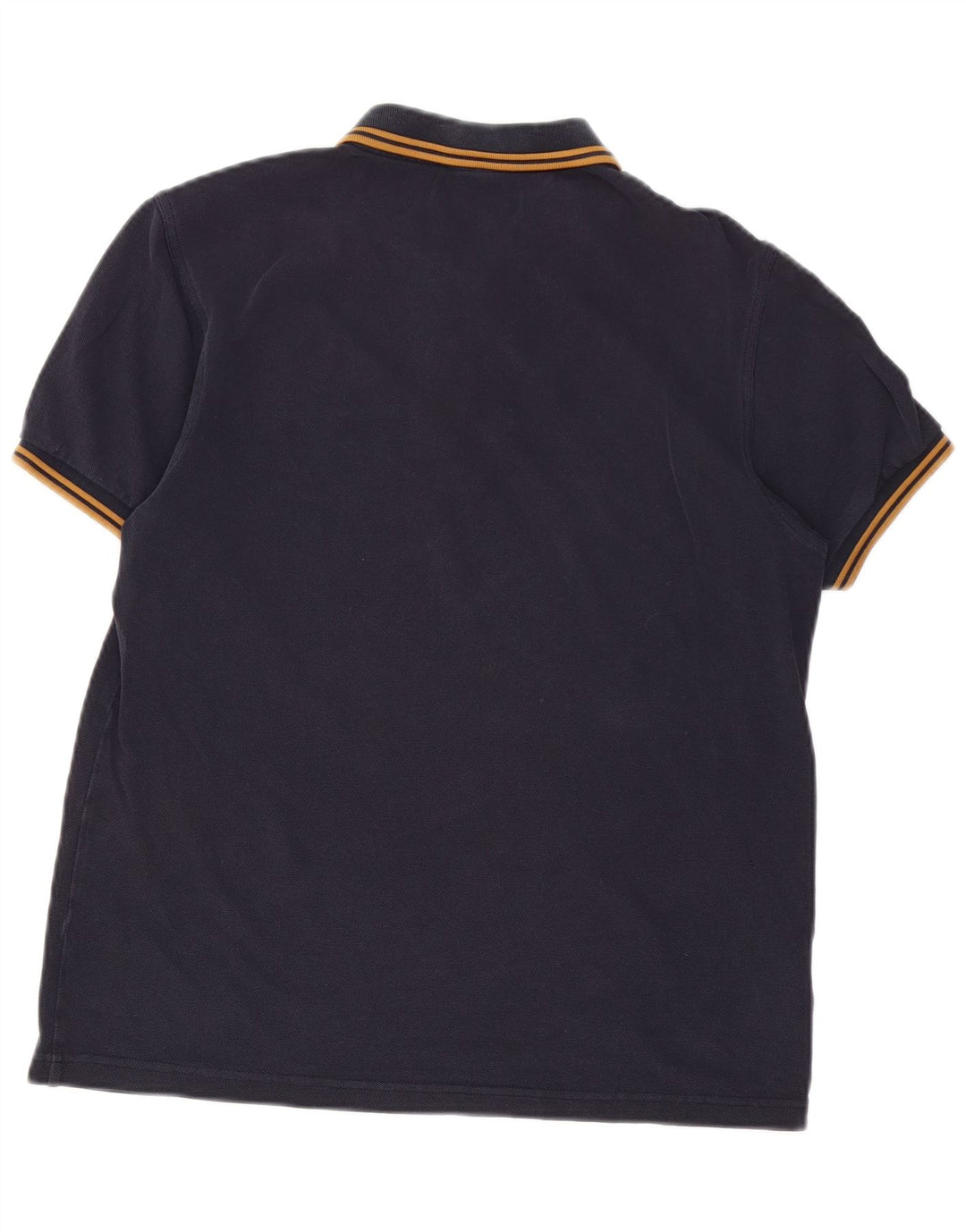 Camisa polo masculina Fred Perry médio algodão azul marinho