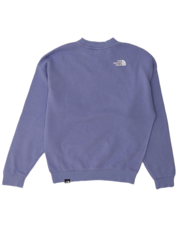 Suéter gráfico feminino The North Face UK 10 pequeno roxo