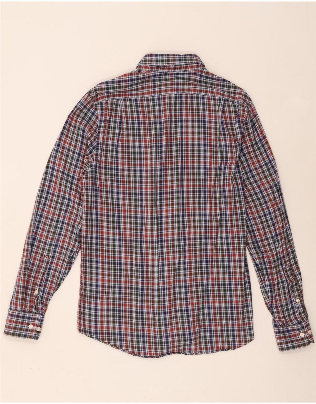 Camisa masculina de flanela Ralph Lauren tamanho 40 15,5 médio multicolorido