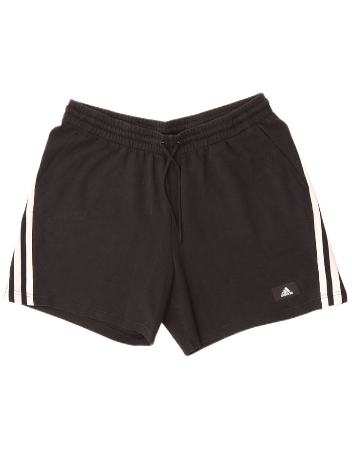 Shorts esportivos masculinos Adidas 2XL algodão preto