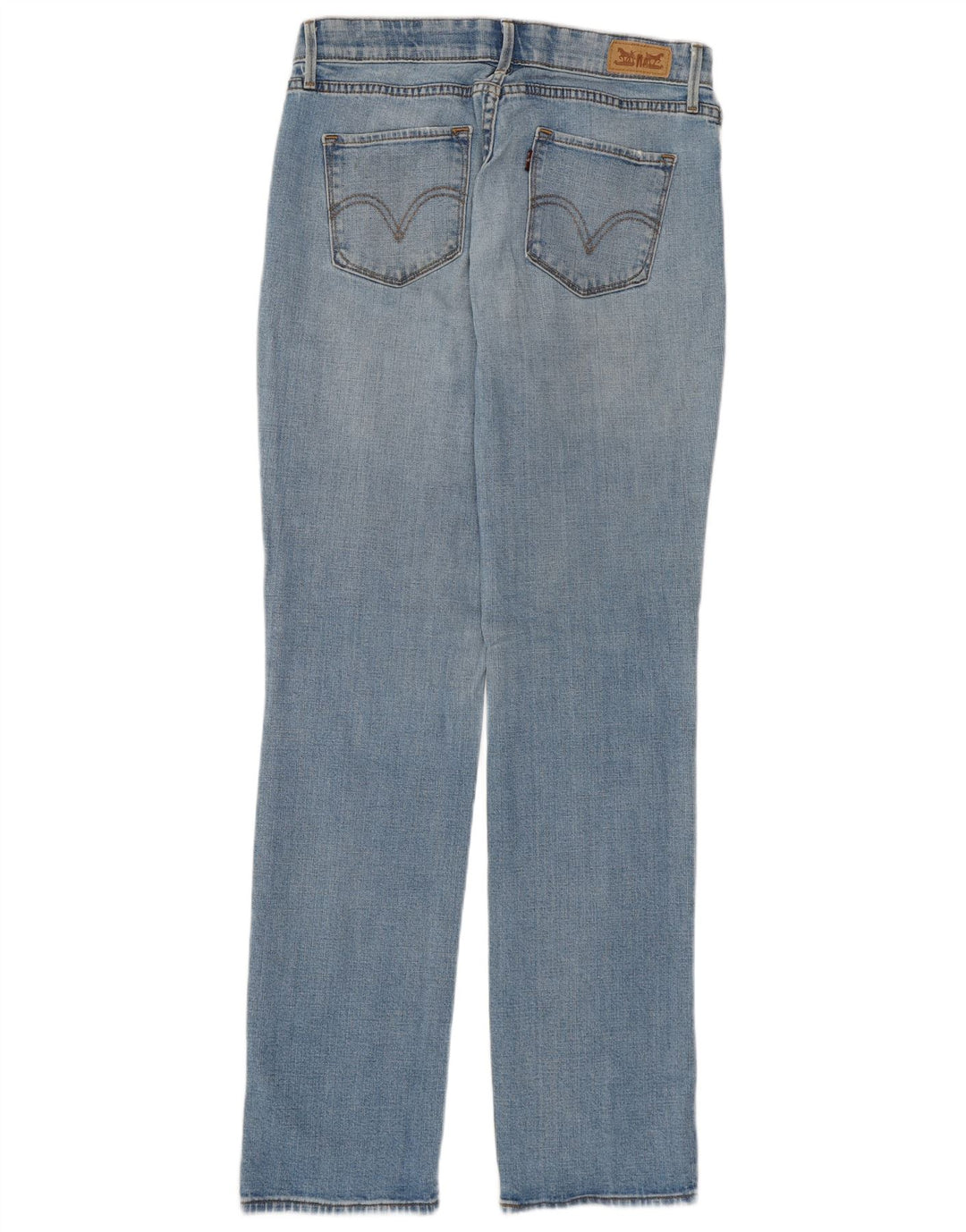 Levi's feminino 525 jeans retos US 10 grande W32 L31 azul