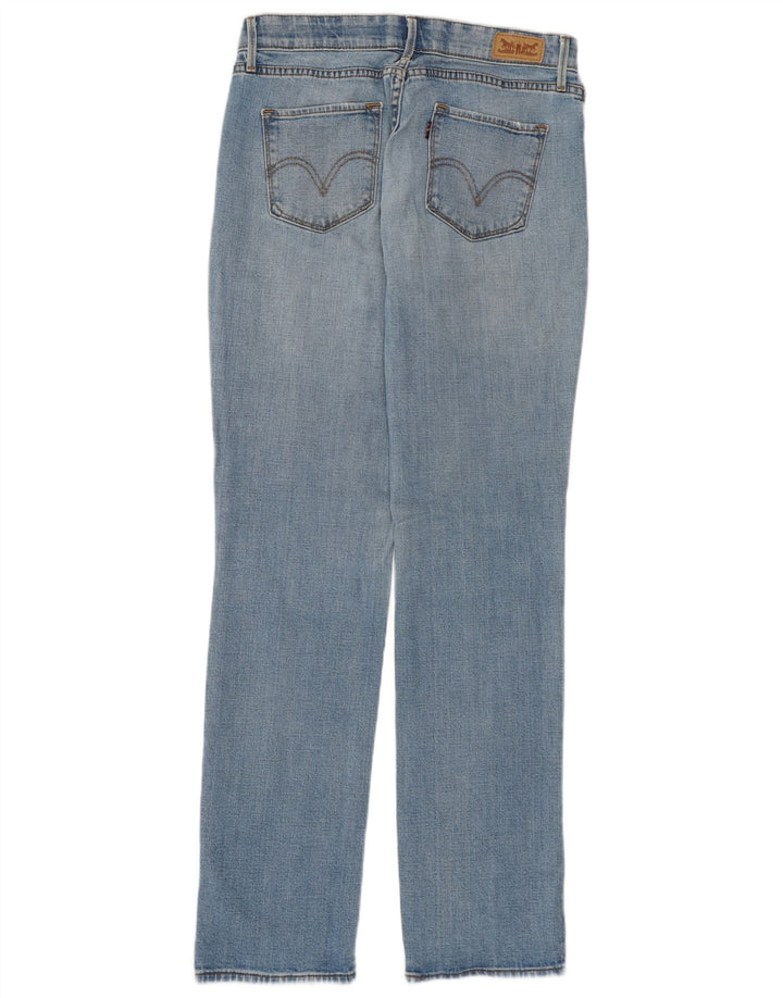 Levi's feminino 525 jeans retos US 10 grande W32 L31 azul